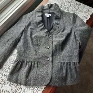 Ann Taylor LOFT Wool Blend Blazer, fitted, sz 6p